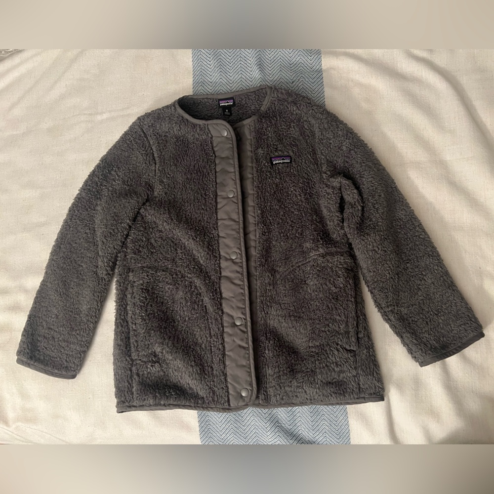 Patagonia Kids Gray Fleece Jacket
